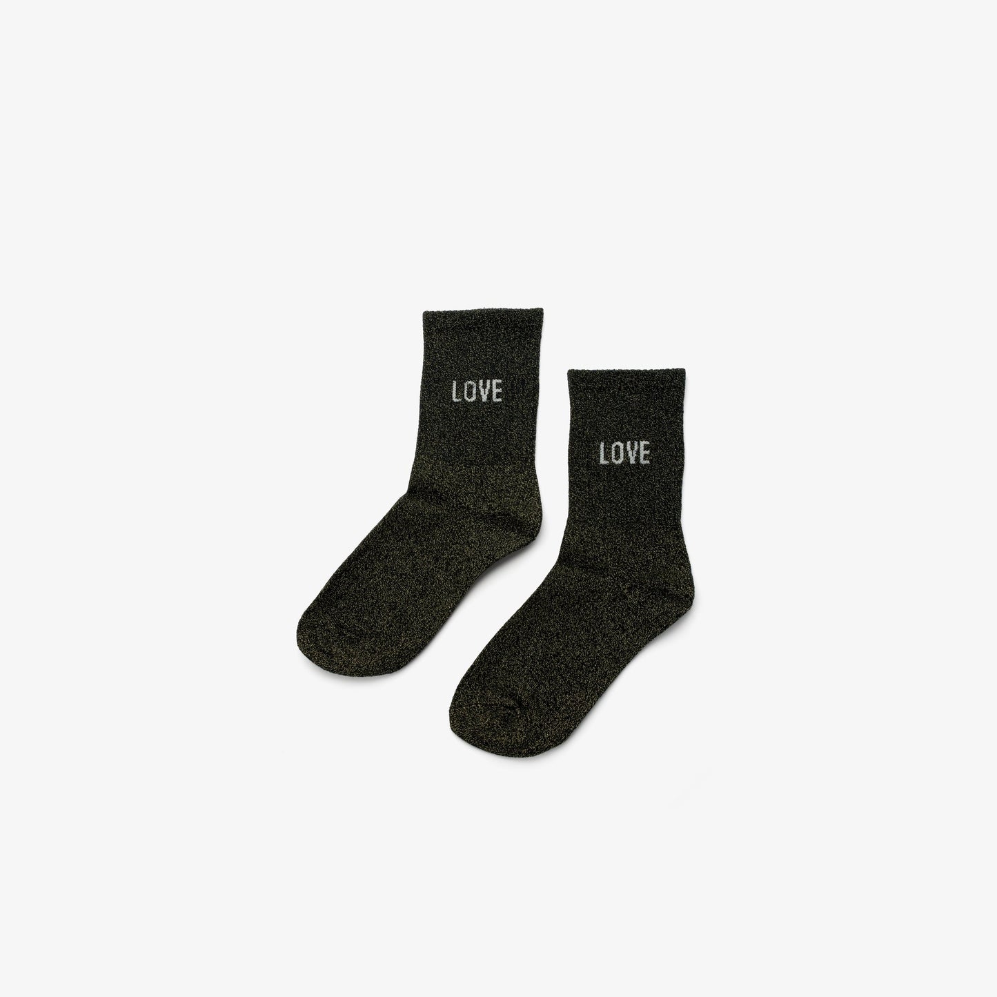 Socken - Love Glitzer