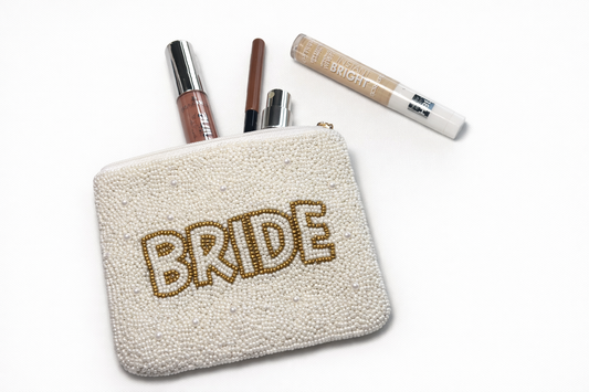 BRIDE Perlenbesticktes Coin Purse