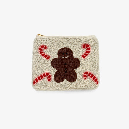 "Lebkuchenmann" Perlenbesticktes Coin Purse CHRISTMAS COLLECTION