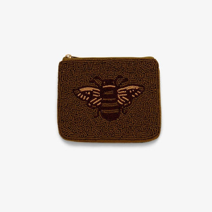 Biene Perlenbesticktes Coin Purse