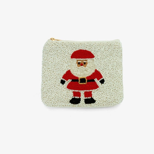 "Weihnachtsmann" Perlenbesticktes Coin Purse CHRISTMAS COLLECTION