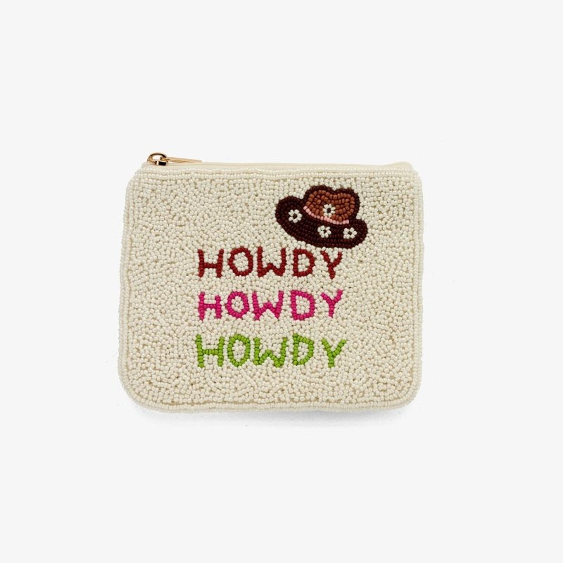 "Howdy Cowboy" Perlenbesticktes Coin Purse