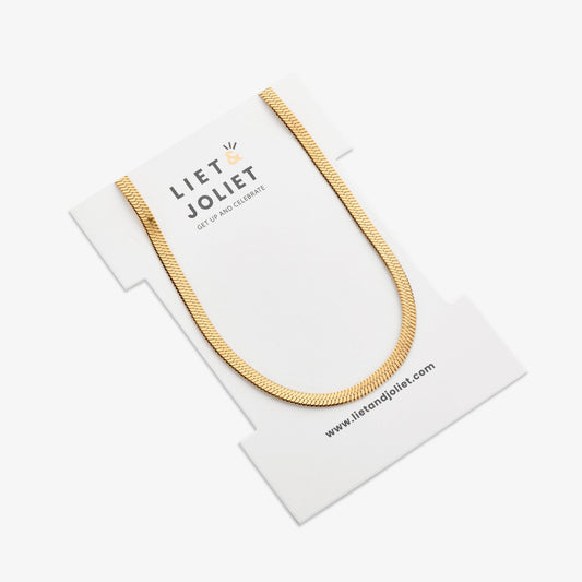 Halskette Herringbone Design